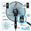 Ventilador Liliana VPC20B De Pie 20" 90W 3 Velocidades